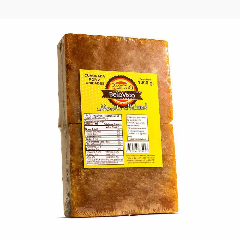 Panela cuadrada x2 1000 g